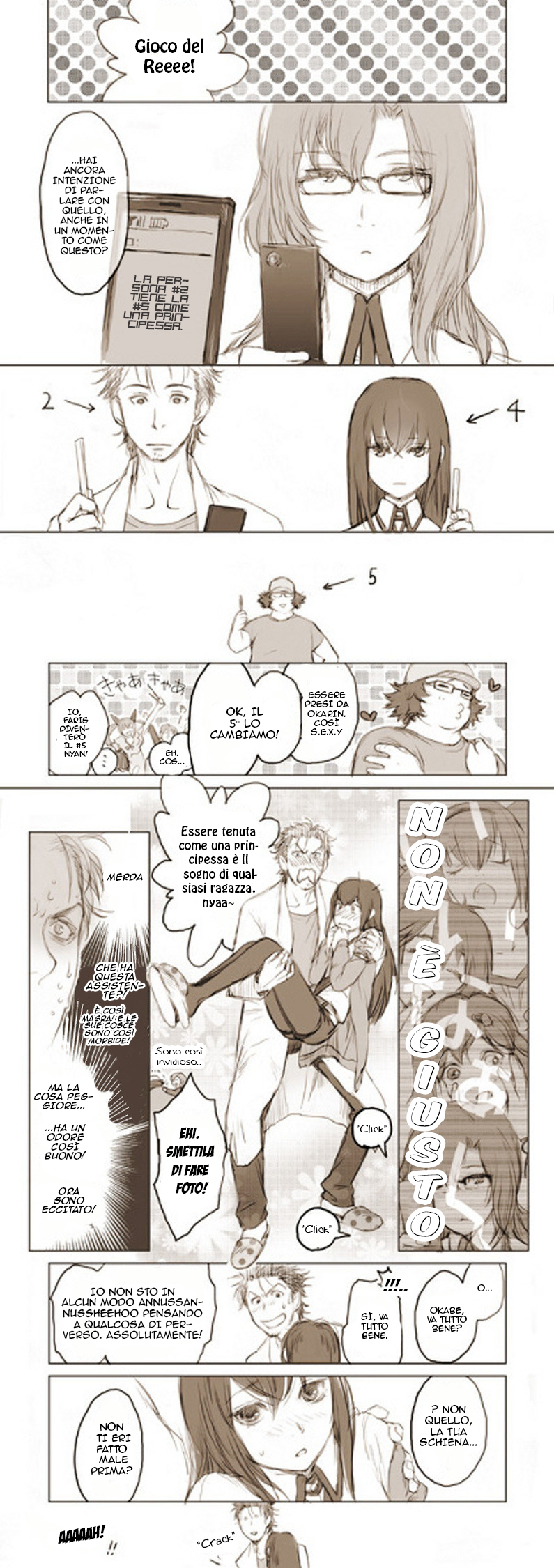 Steins;Gate - King's Game With Lab Members (Doujinshi) Oneshot 第5页