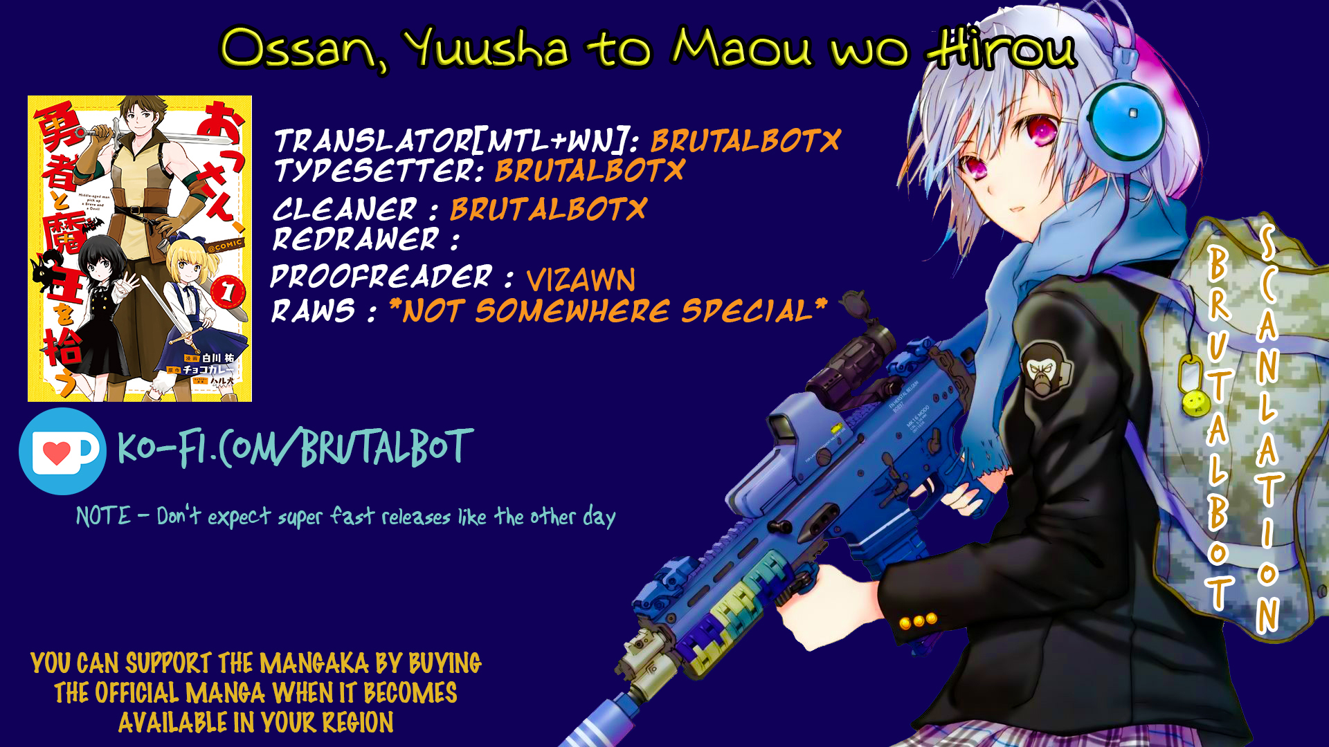 Ossan, Yuusha to Maou wo Hirou Vol. 1 Ch. 1.1 第1页