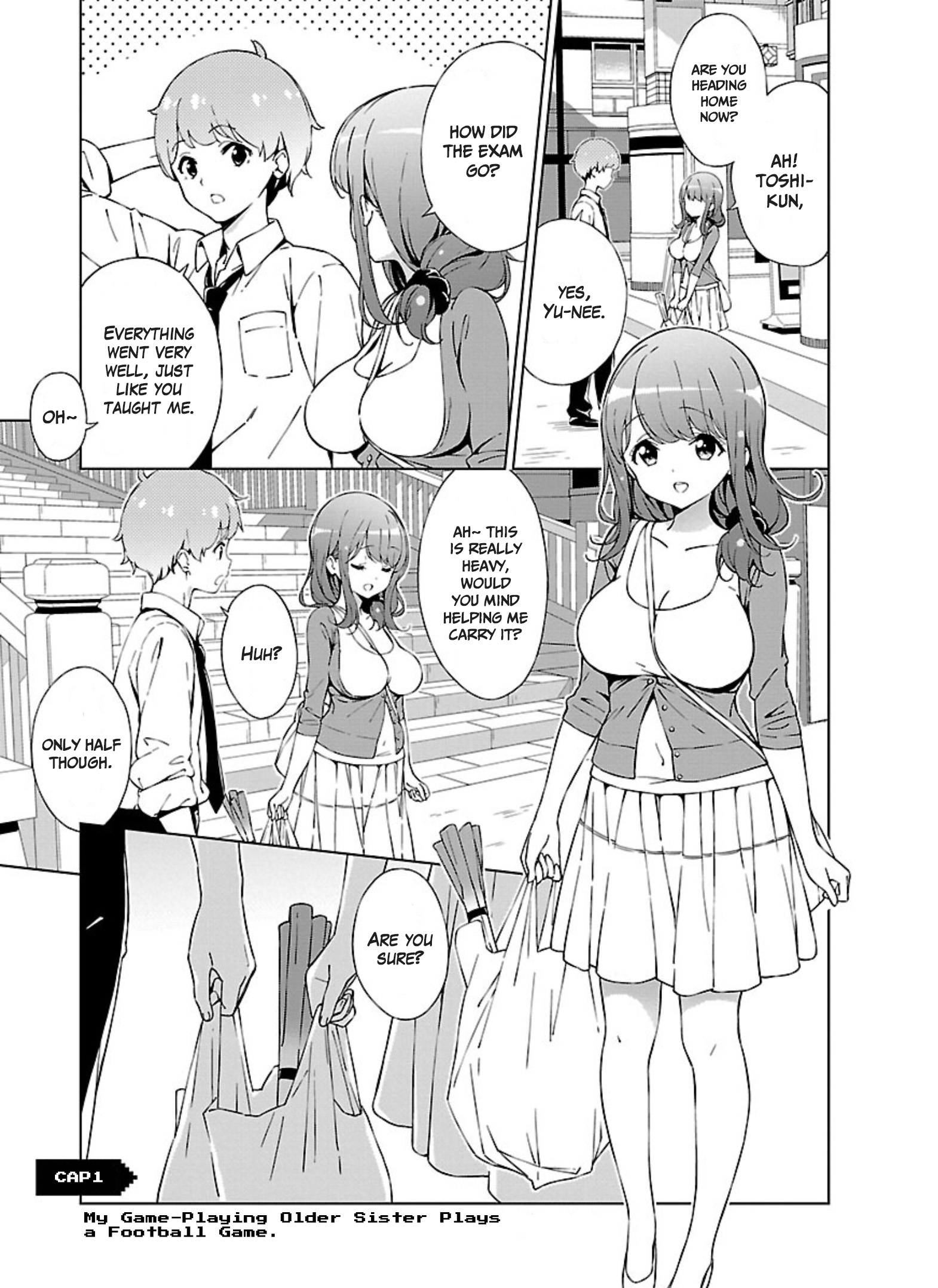 Onee-chan wa Game wo Suruto Hito ga Kawaru Onee-chan 第1页