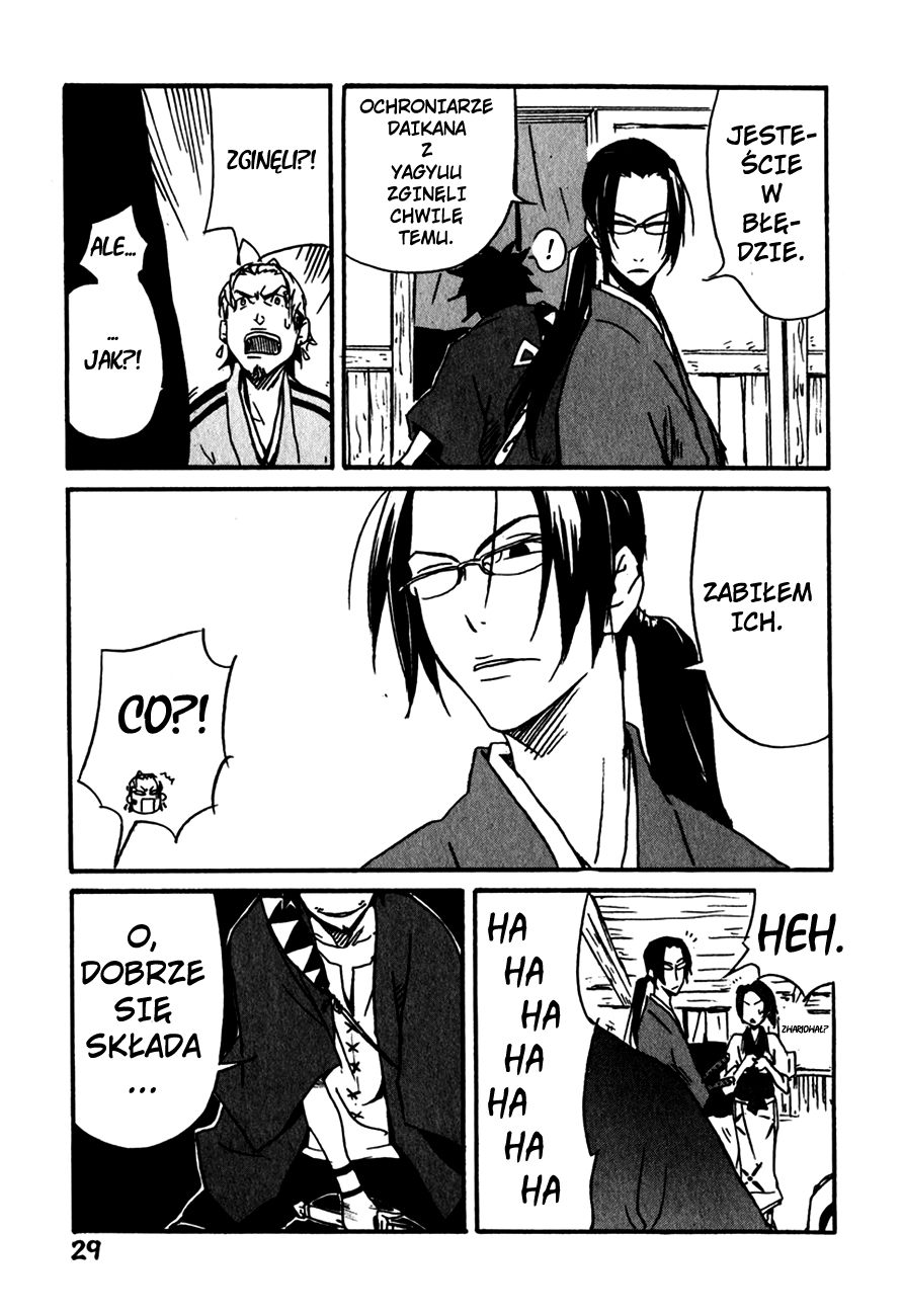 Samurai Champloo Wszyscy troje są zabójcami! ...Właściwie to tylko dwoje. 第28页