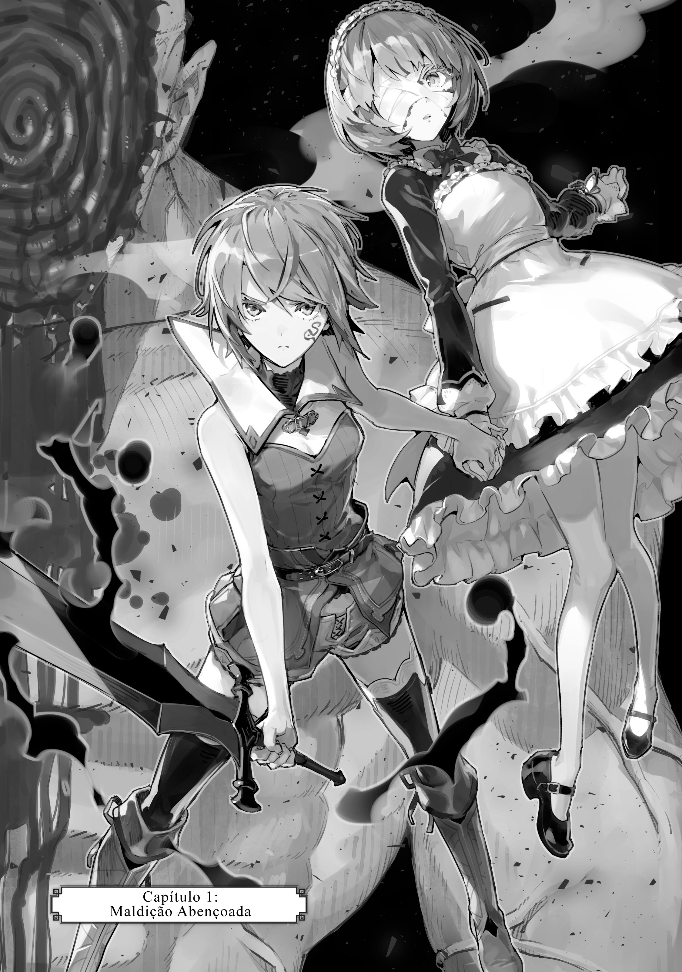 "Omae Gotoki ga Maou ni Kateru to Omouna" to Yuusha Party wo Tsuihou sareta node, Outo de Kimama ni Kurashitai the Comic Maldição Abençoada 第4页