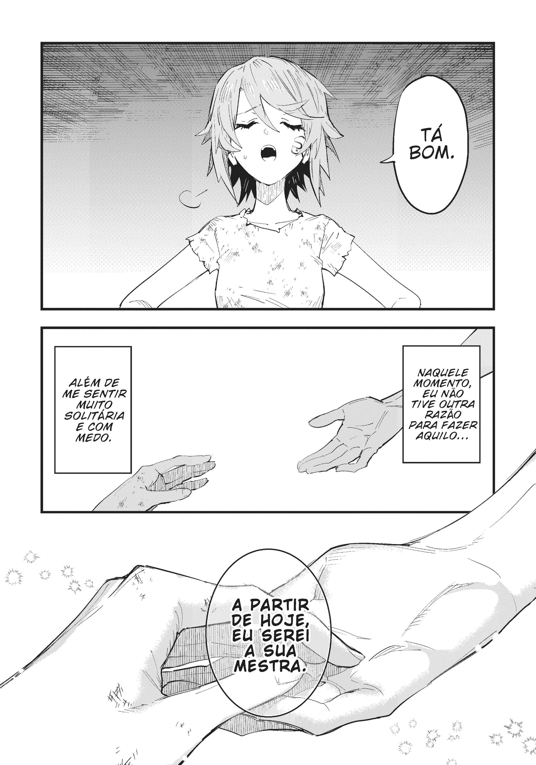 "Omae Gotoki ga Maou ni Kateru to Omouna" to Yuusha Party wo Tsuihou sareta node, Outo de Kimama ni Kurashitai the Comic Maldição Abençoada 第46页
