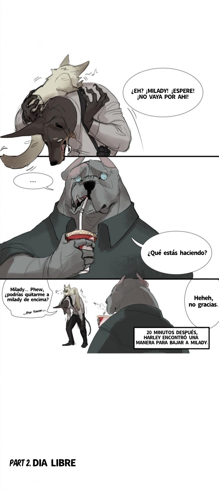 Miss Kitty and Her Bodyguards En Servicio | Día Libre 第4页