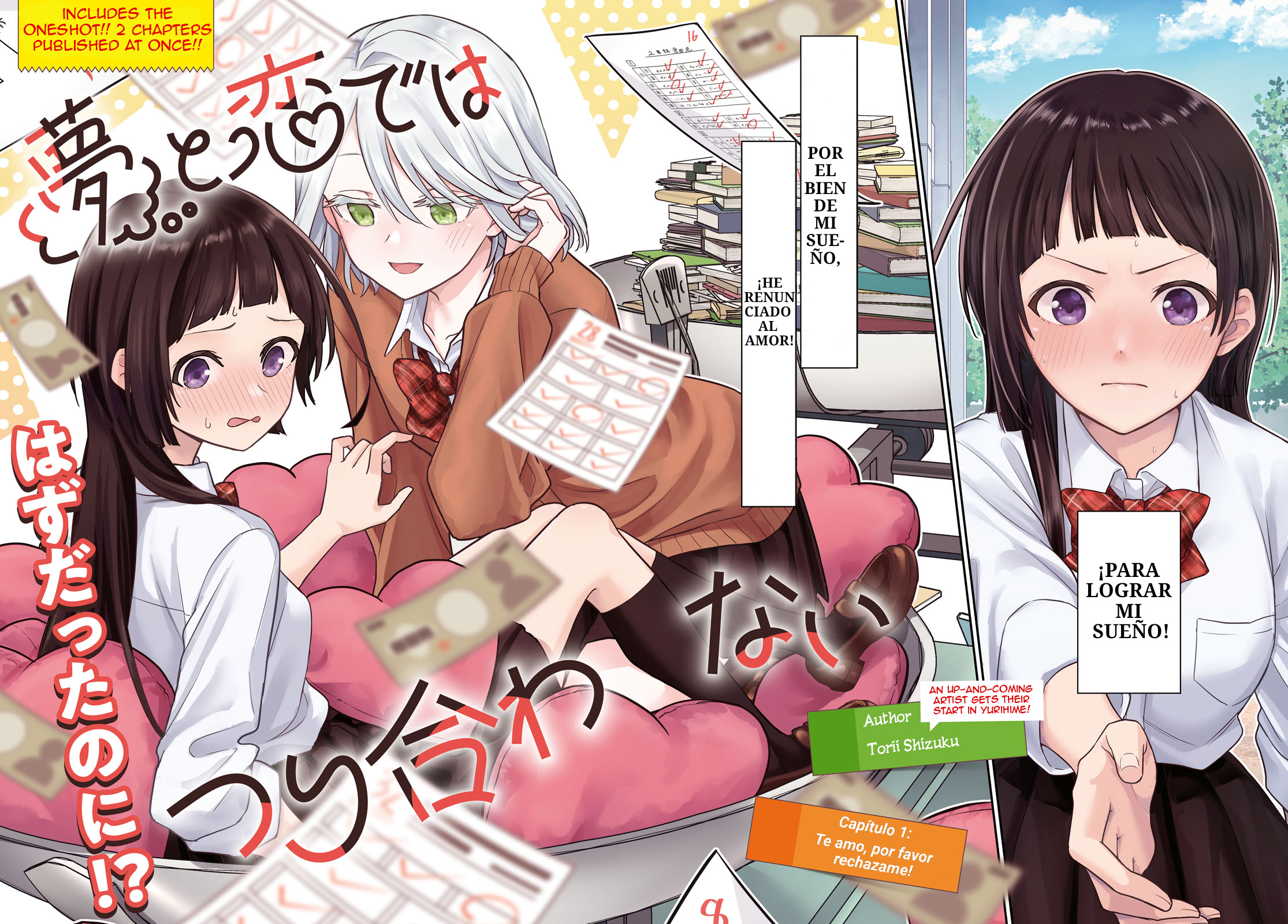 Yume to Koi de wa Tsuriawanai Te amo, por favor rechazame! 第2页