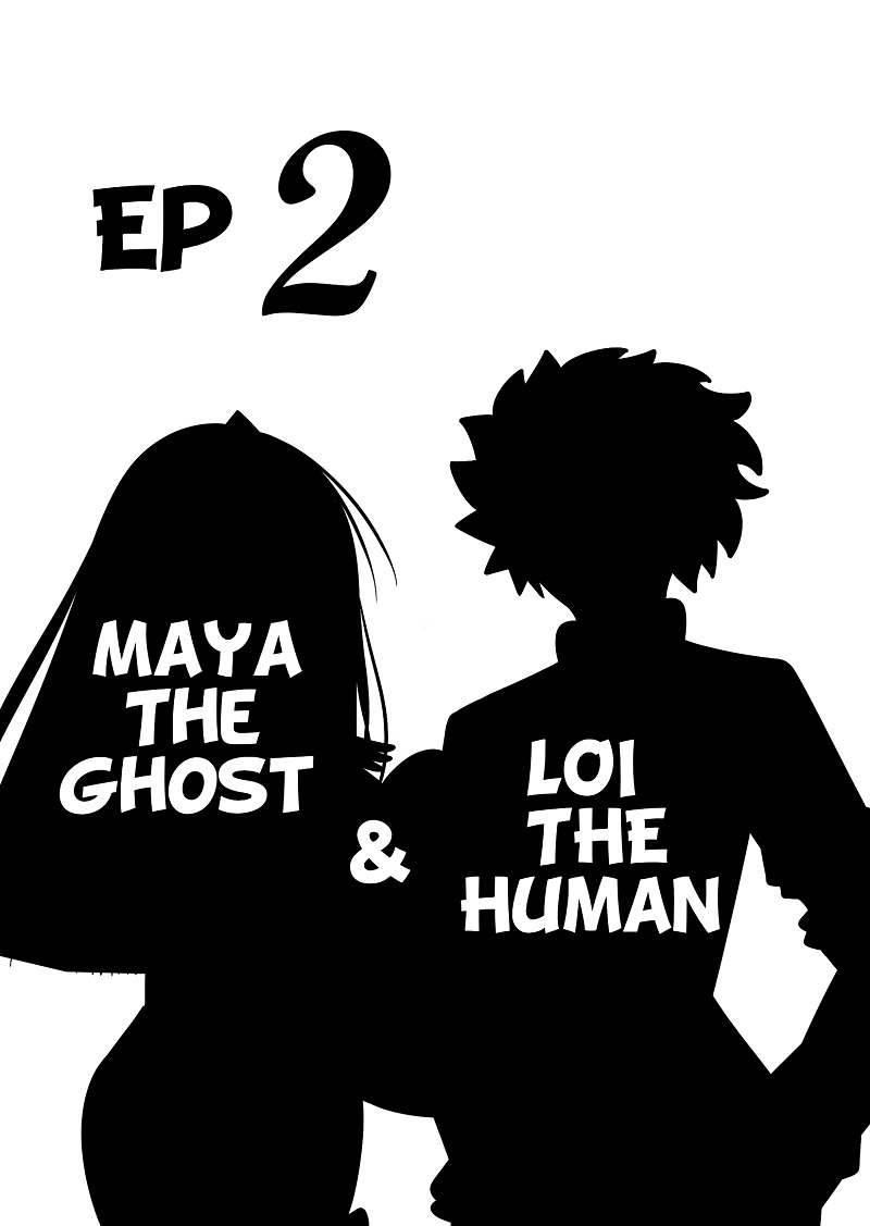 Oh My Ghost Webcomic Maya The Ghost and Loi The Human 第1页