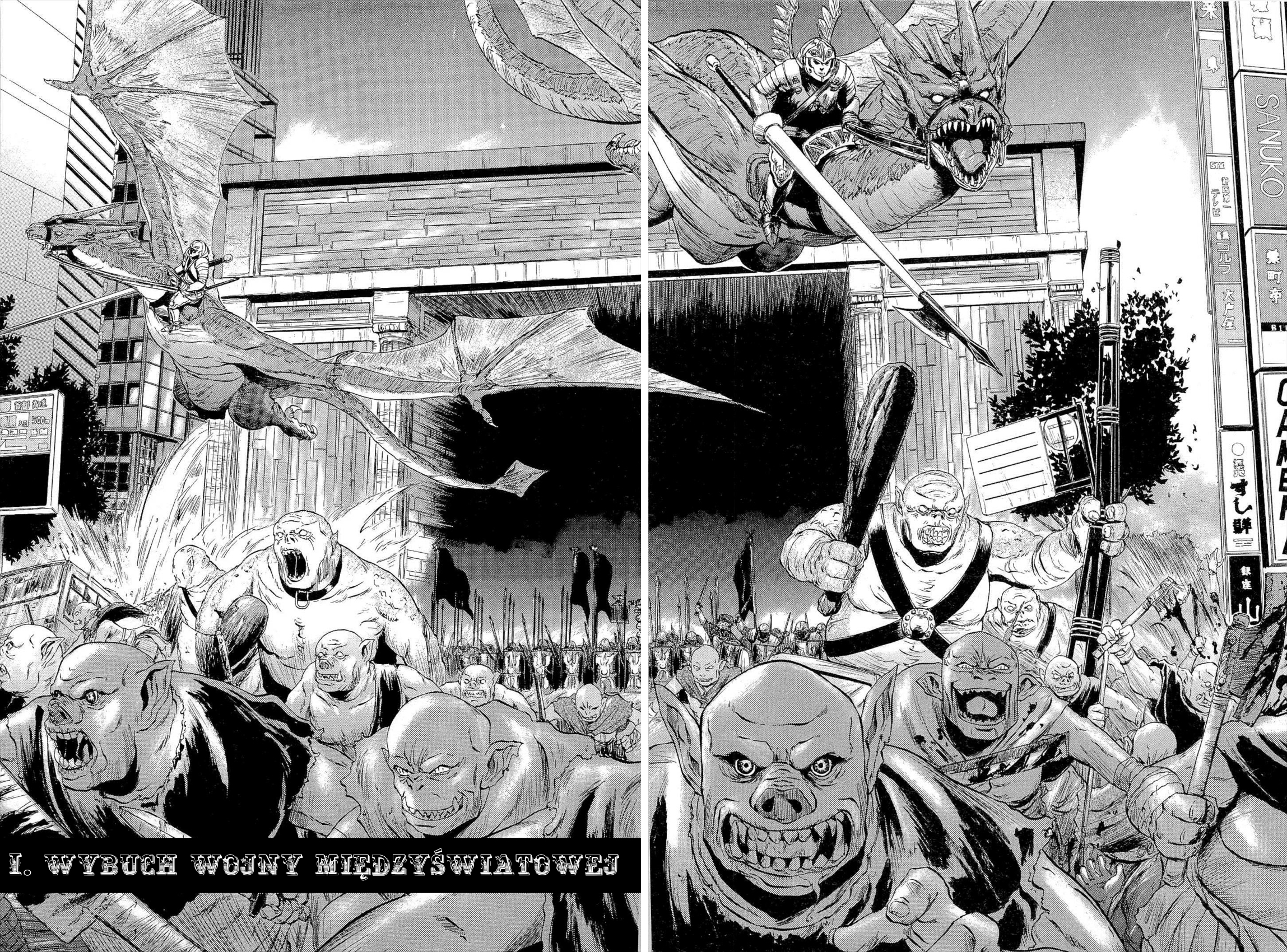 GATE - Jieitai Kanochi nite, Kaku Tatakaeri Wybuch Wojny Międzyświatowej 第9页