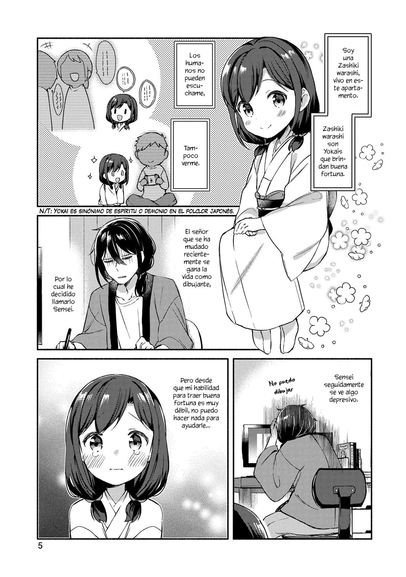 Mangaka-sensei to Zashiki Warashi 第8页