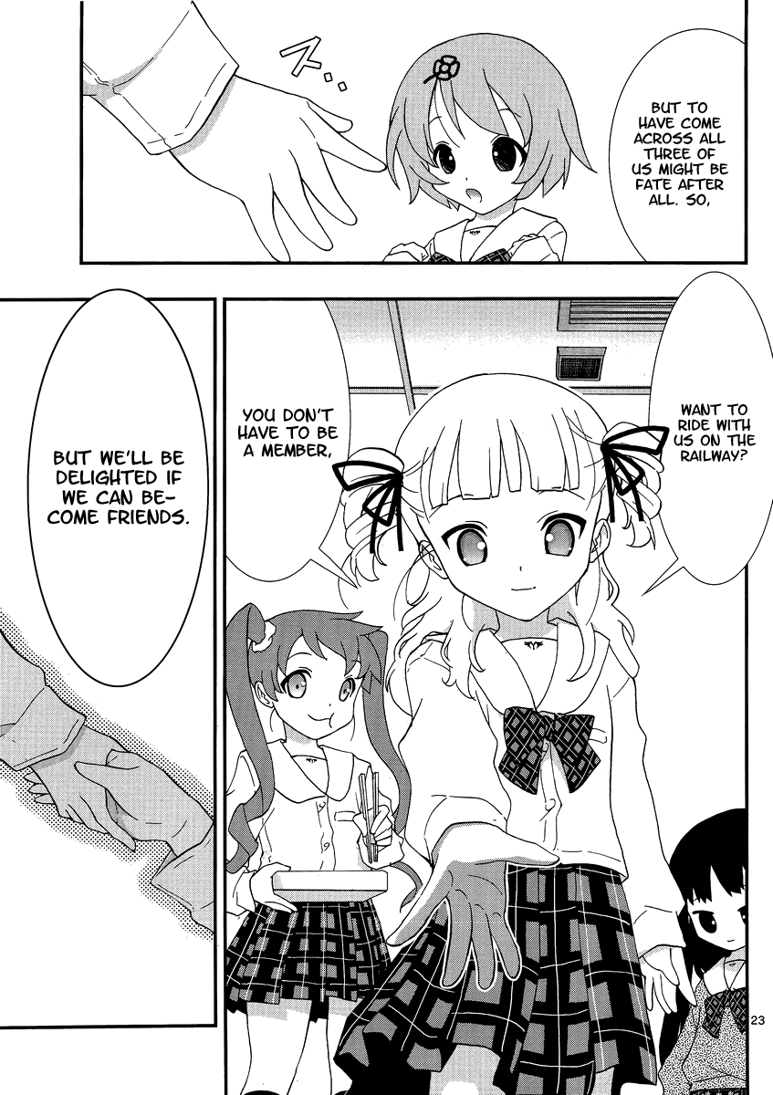 Yuritetsu - Shiritsu Yurigasaki Joshikou Tetsudoubu Vol. 1 Ch. 1 第23页