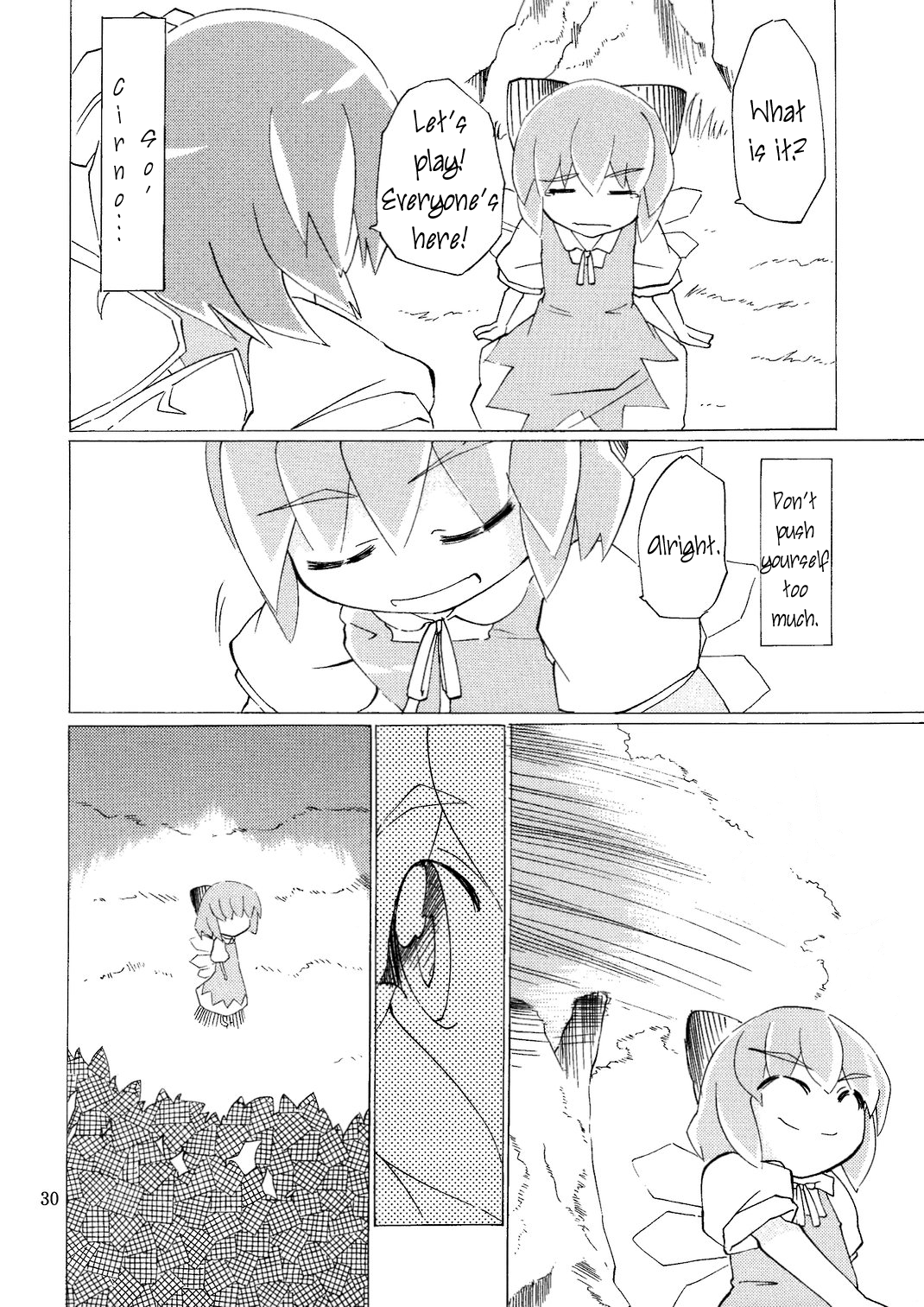 Touhou - Thank You Cirno (Doujinshi) Oneshot 第29页