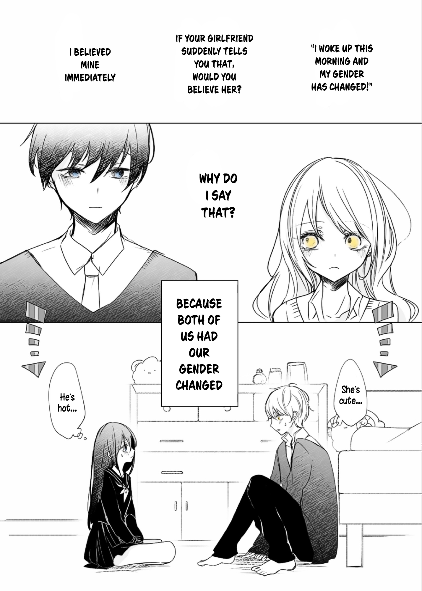 She Became Handsome and He Became Cute 第1页