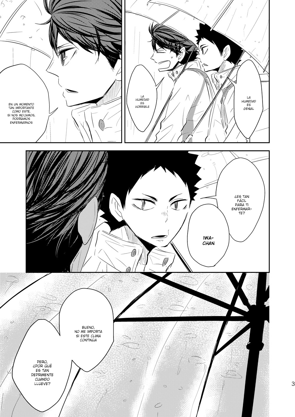 Haikyuu!! - Rain and Later Sunny  (Doujinshi) 第4页