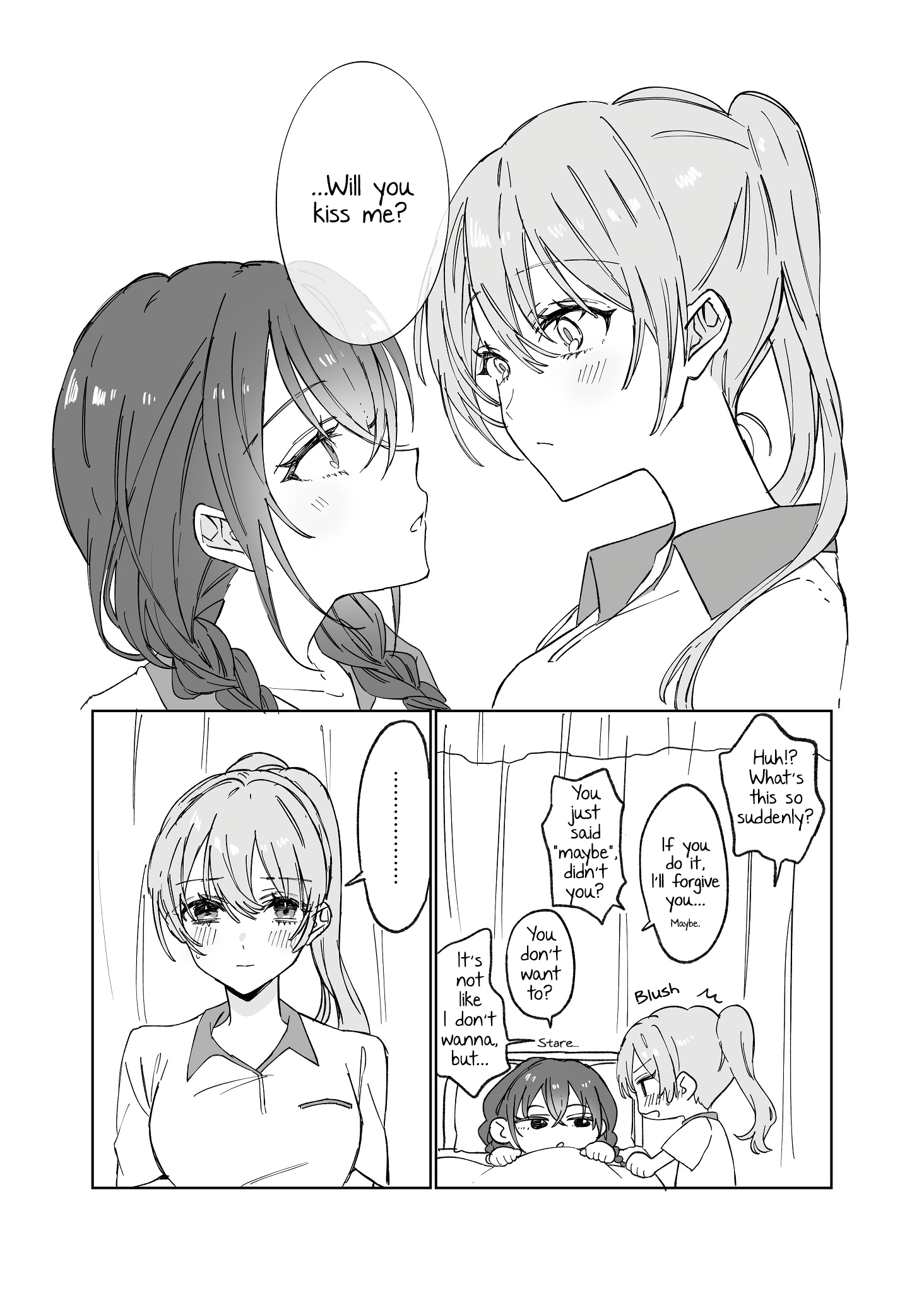 Komori-san and Yoshizawa-san A Yuri About Making Out In The School Infirmary 第3页