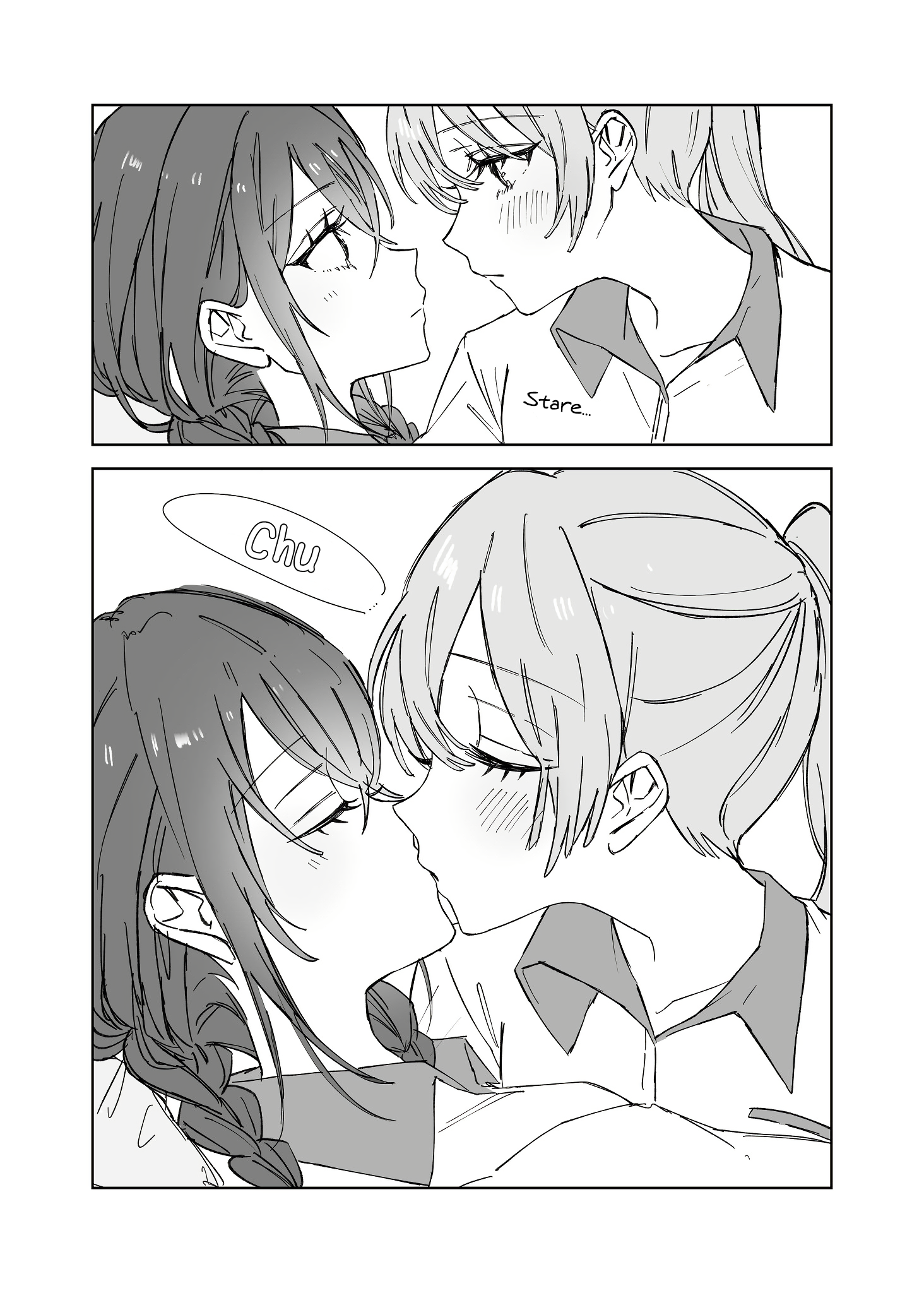 Komori-san and Yoshizawa-san A Yuri About Making Out In The School Infirmary 第4页