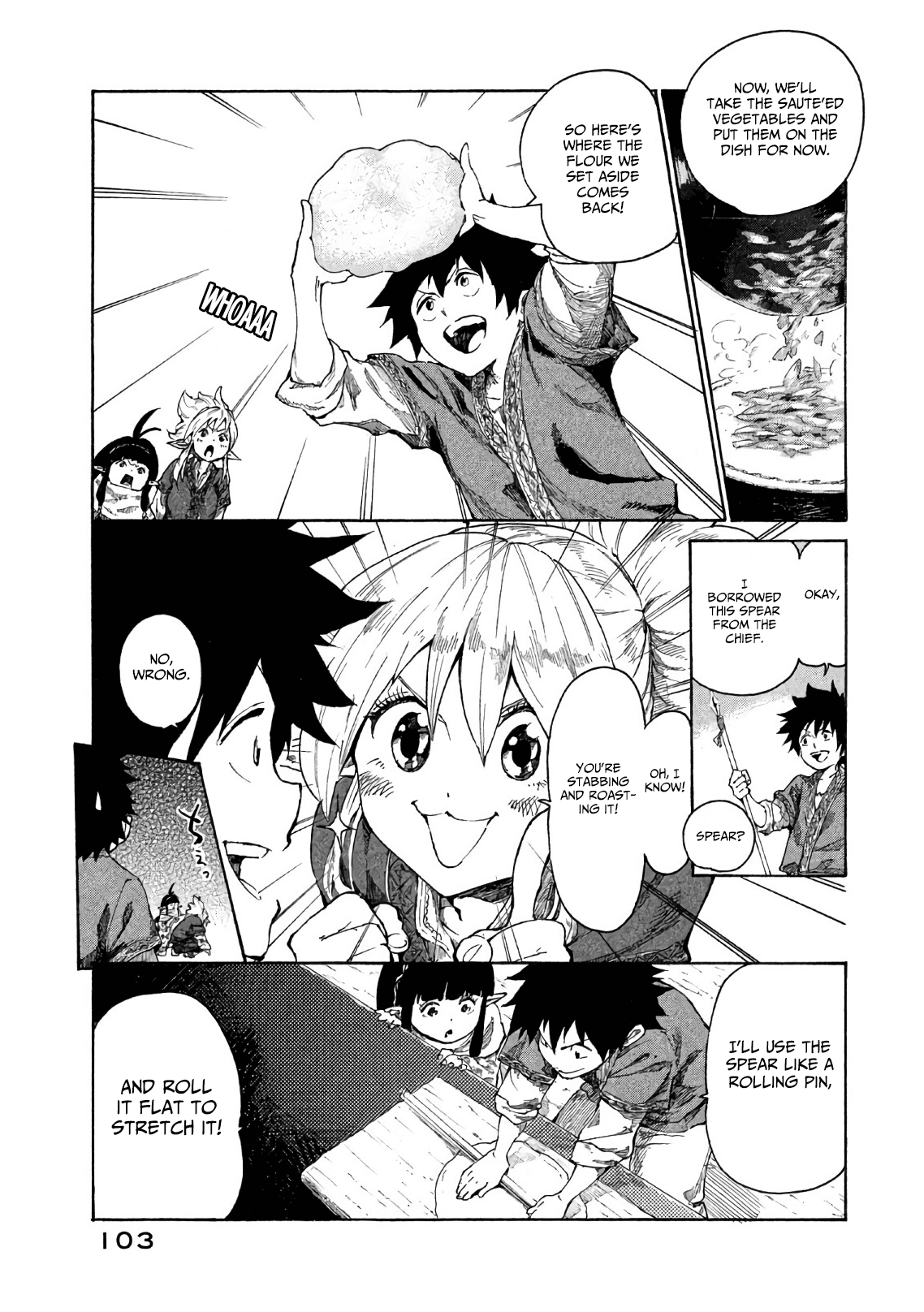 Mazumeshi Elf to Yuuboku gurashi The worries of a wedded girl 第16页
