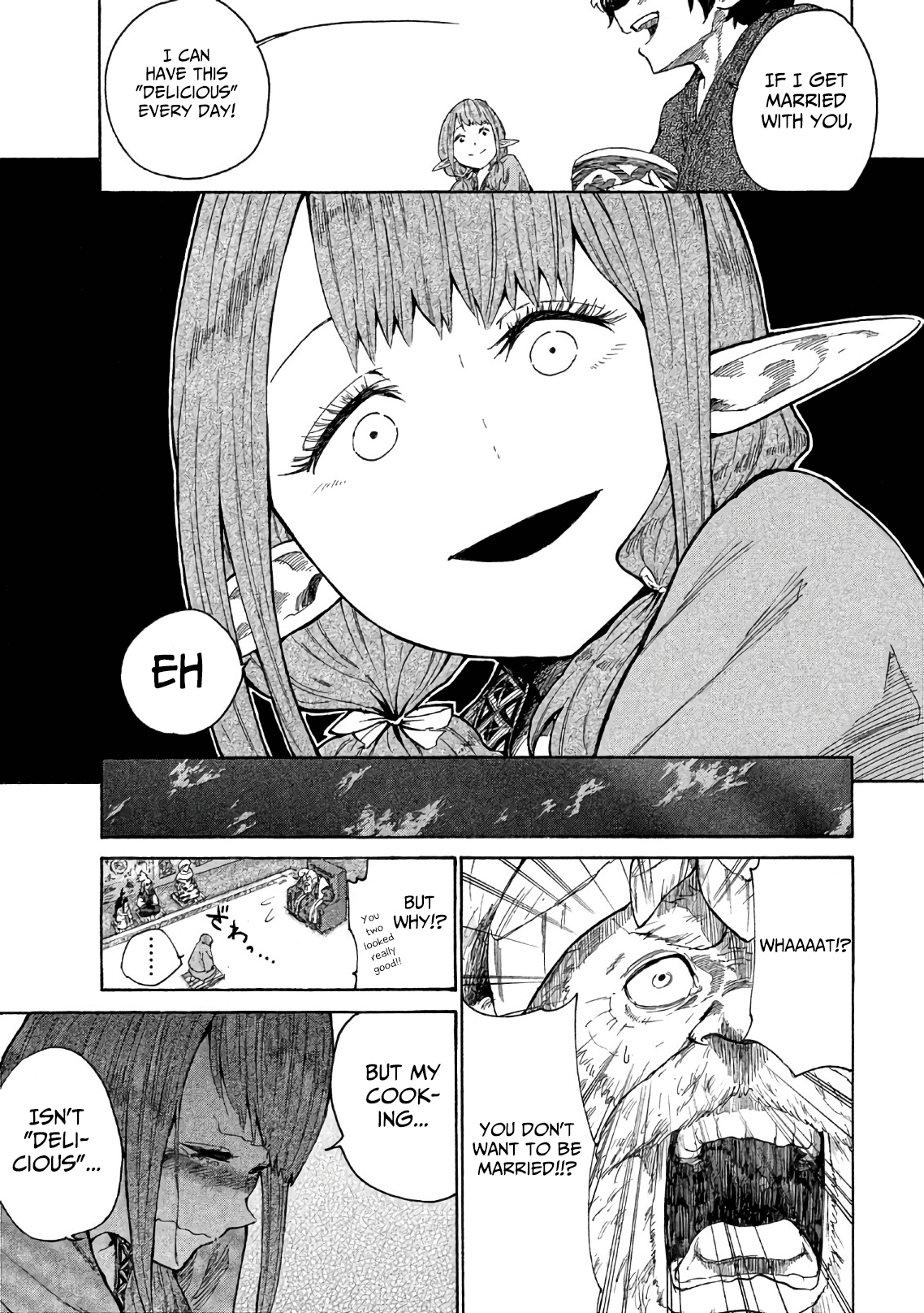 Mazumeshi Elf to Yuuboku gurashi The worries of a wedded girl 第10页