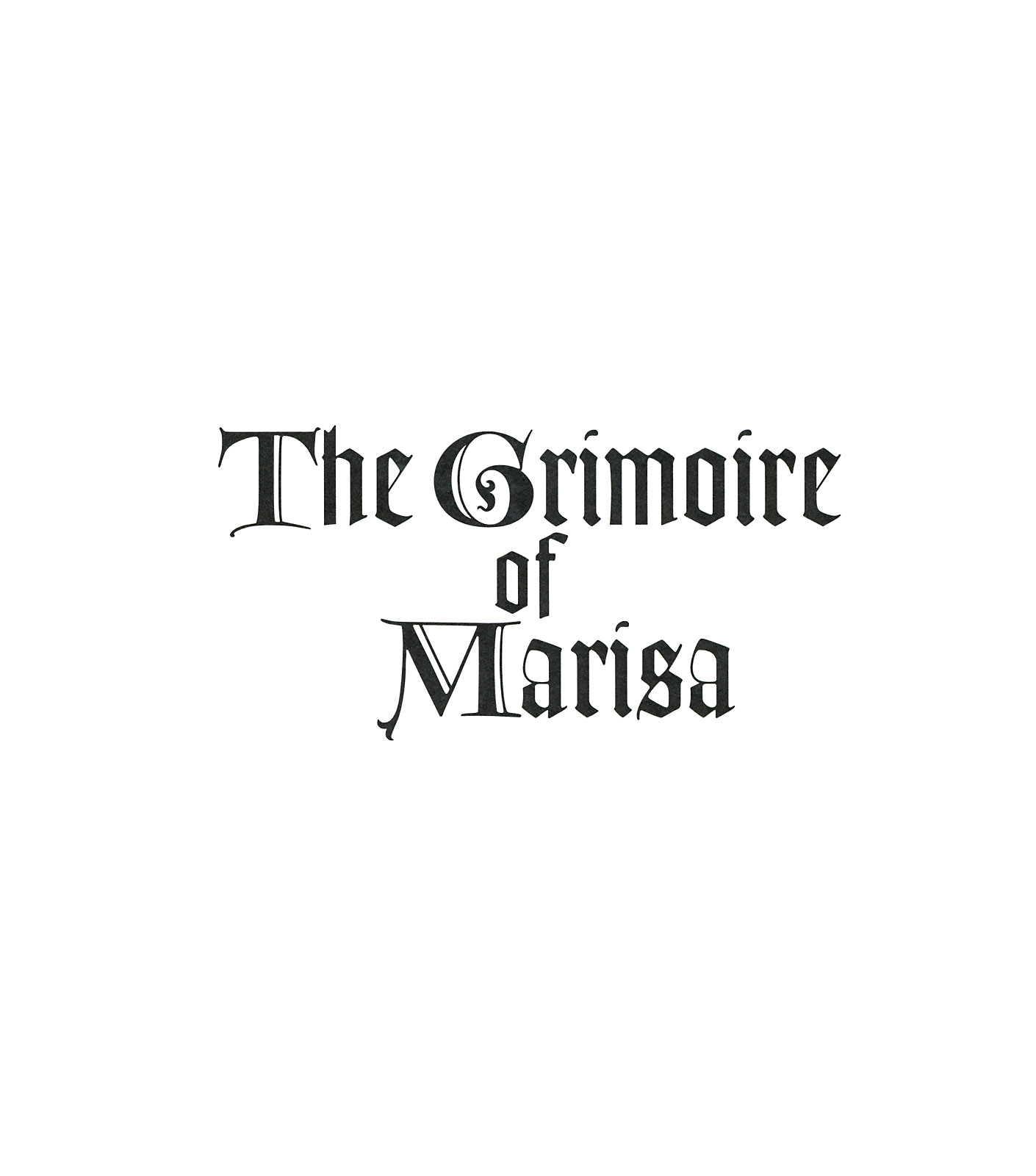 The Grimoire of Marisa [Touhou Project] 第5页