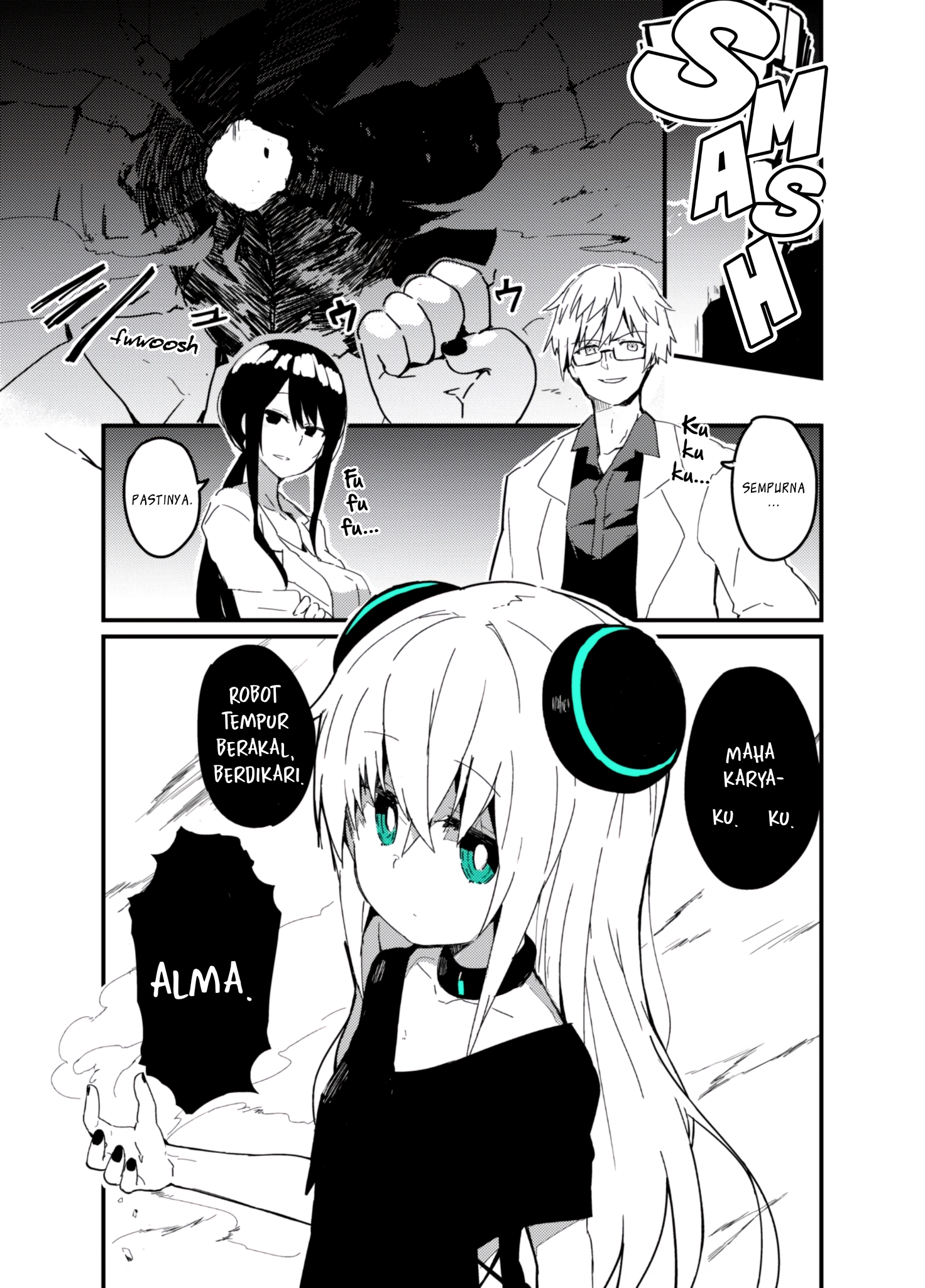 A Manga Where Genius Scientists Have Created The Greatest Robot Ever 第1页