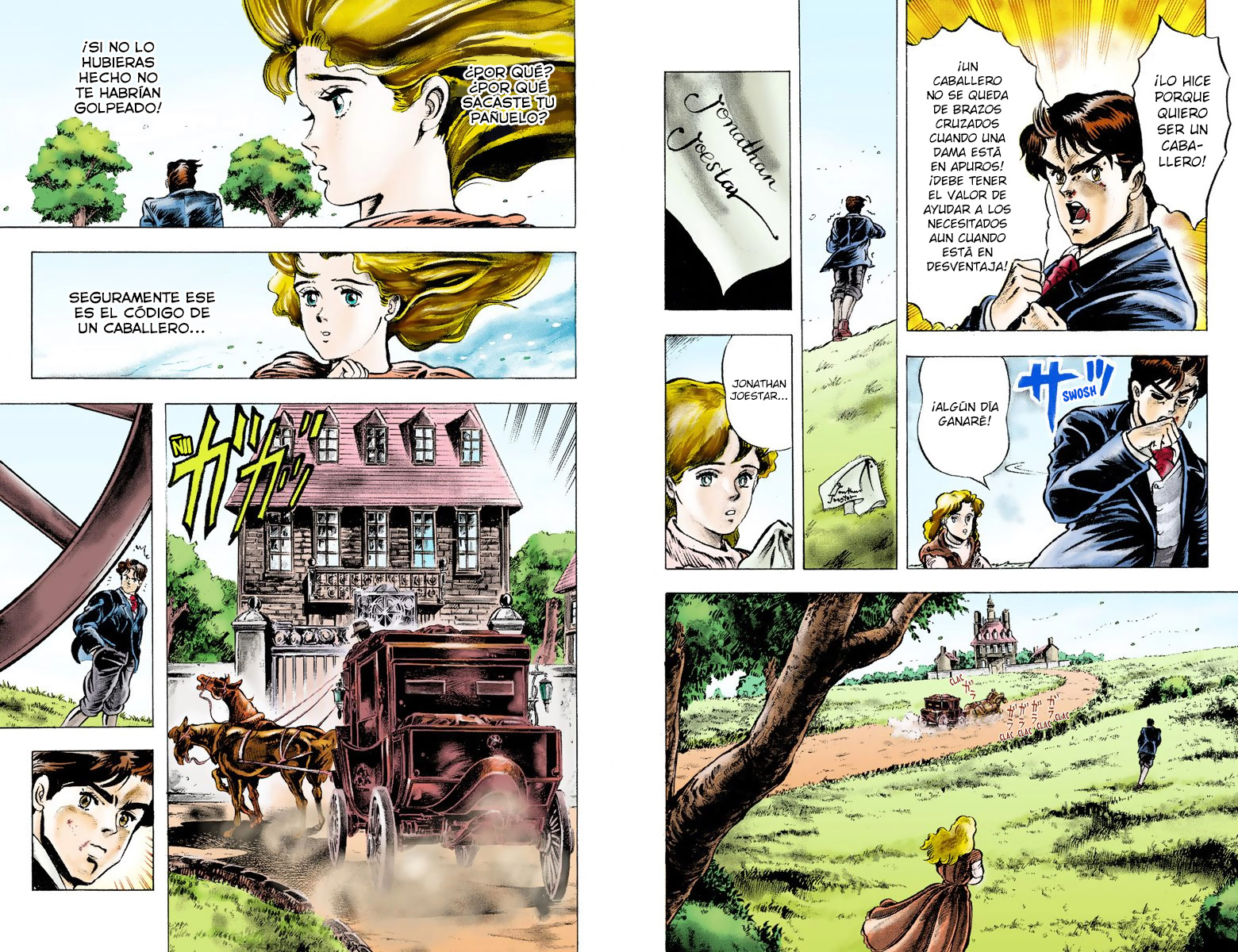 JoJo's Bizarre Adventure, Part 1: Phantom Blood (Official Colored) Prólogo (Scans a color) 第14页