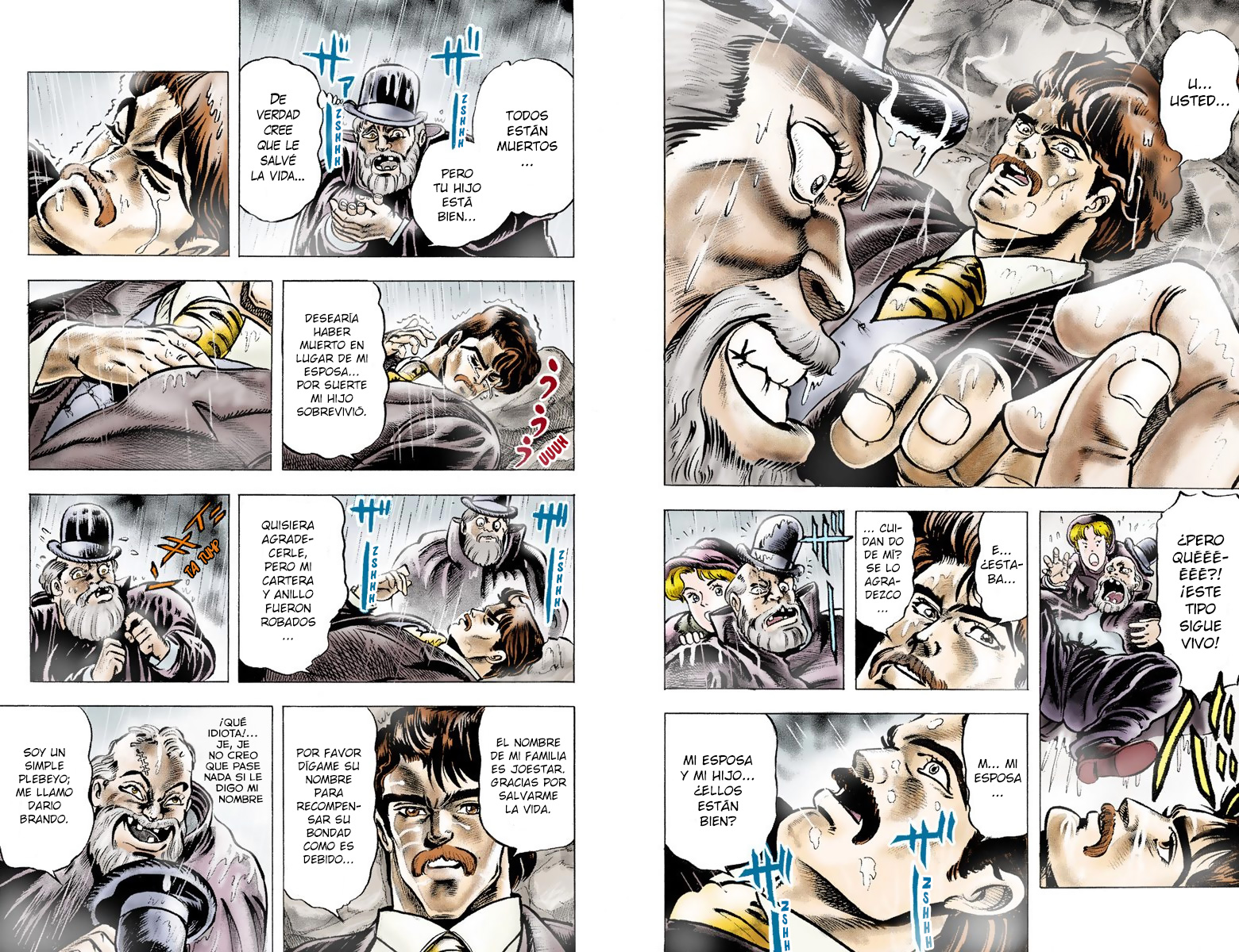 JoJo's Bizarre Adventure, Part 1: Phantom Blood (Official Colored) Prólogo (Scans a color) 第9页