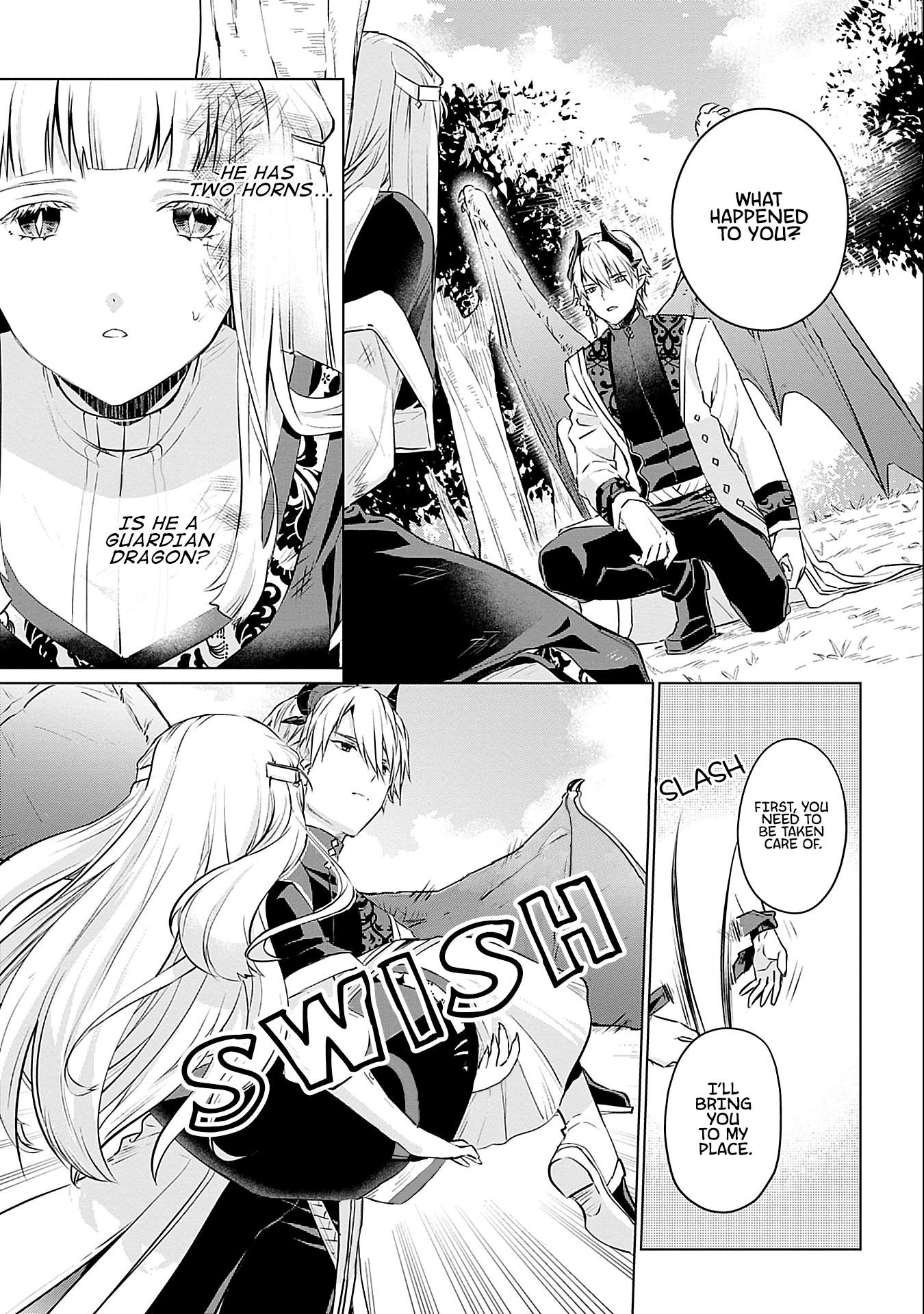 Azamukare Seijo to Shugoryuu no Konyaku Vol. 1 Ch. 2 第2页