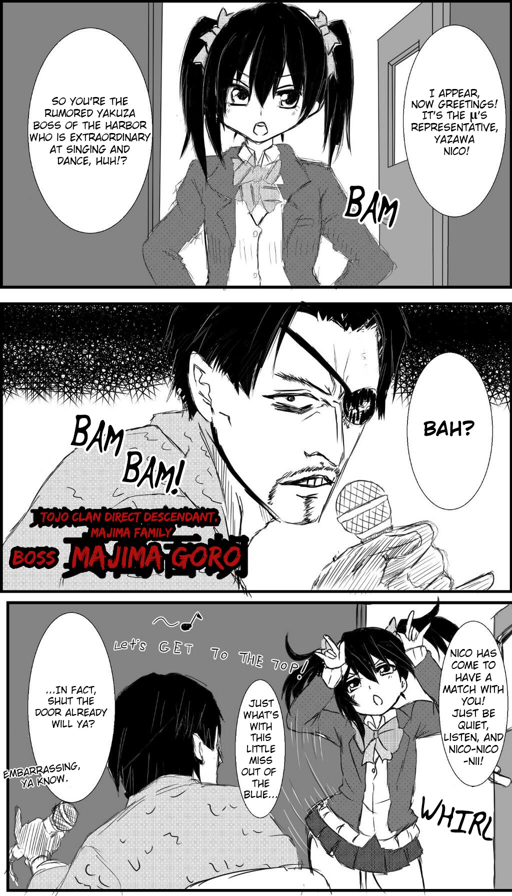 Love Live!, Ryuu ga Gotoku - Ryu ga Live! (Doujinshi) 第1页