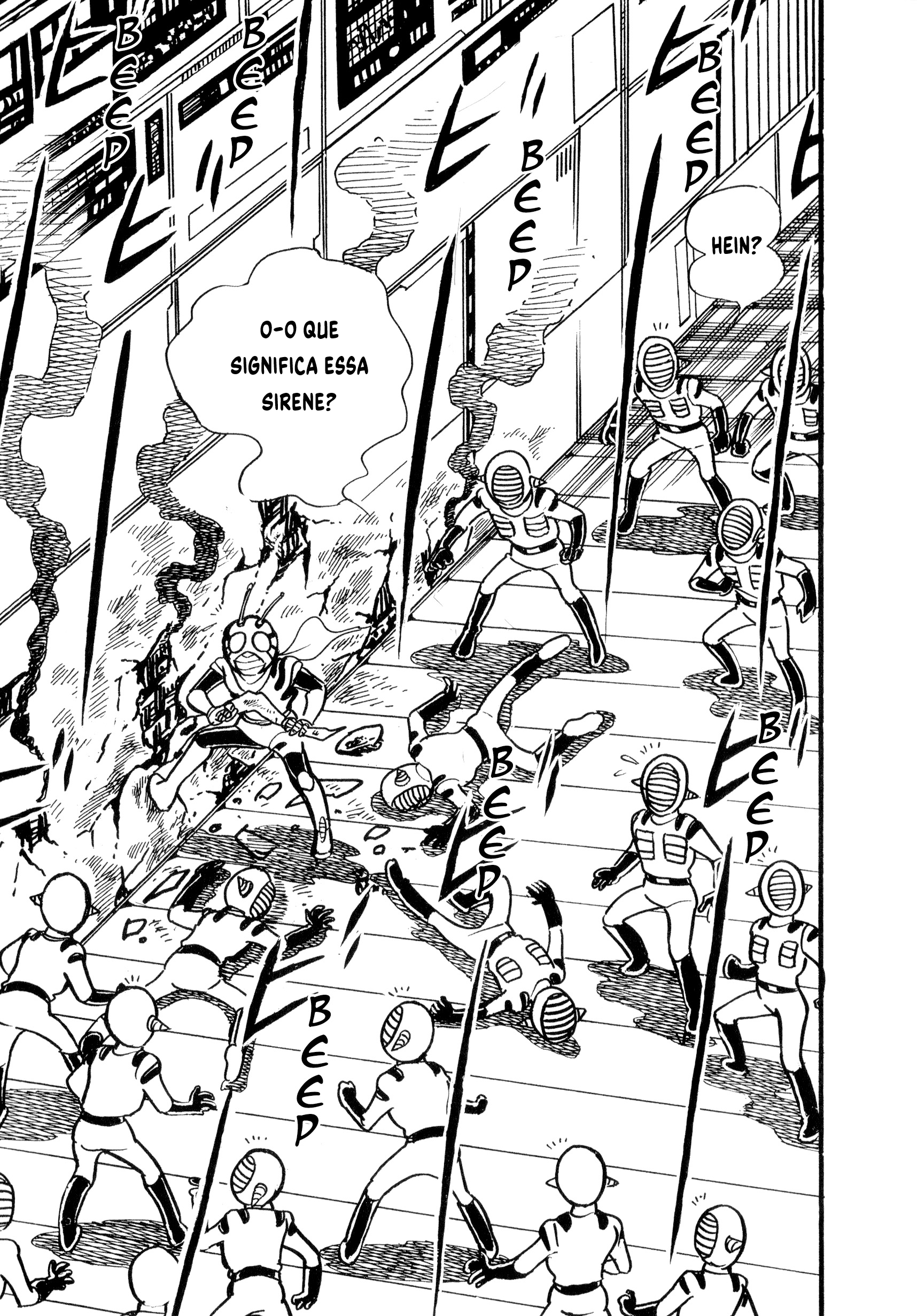 Kamen Rider ZX (Versão de Yuuji Hosoi) Capítulo 1: O nascimento do décimo Rider! 第60页