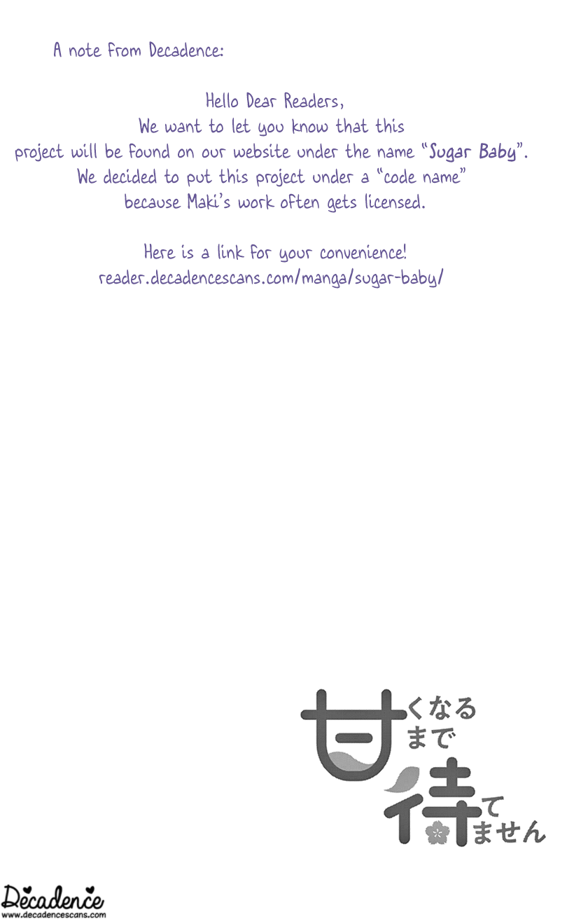 I Can't Hold Out Until It's Sweet Enough 第6页