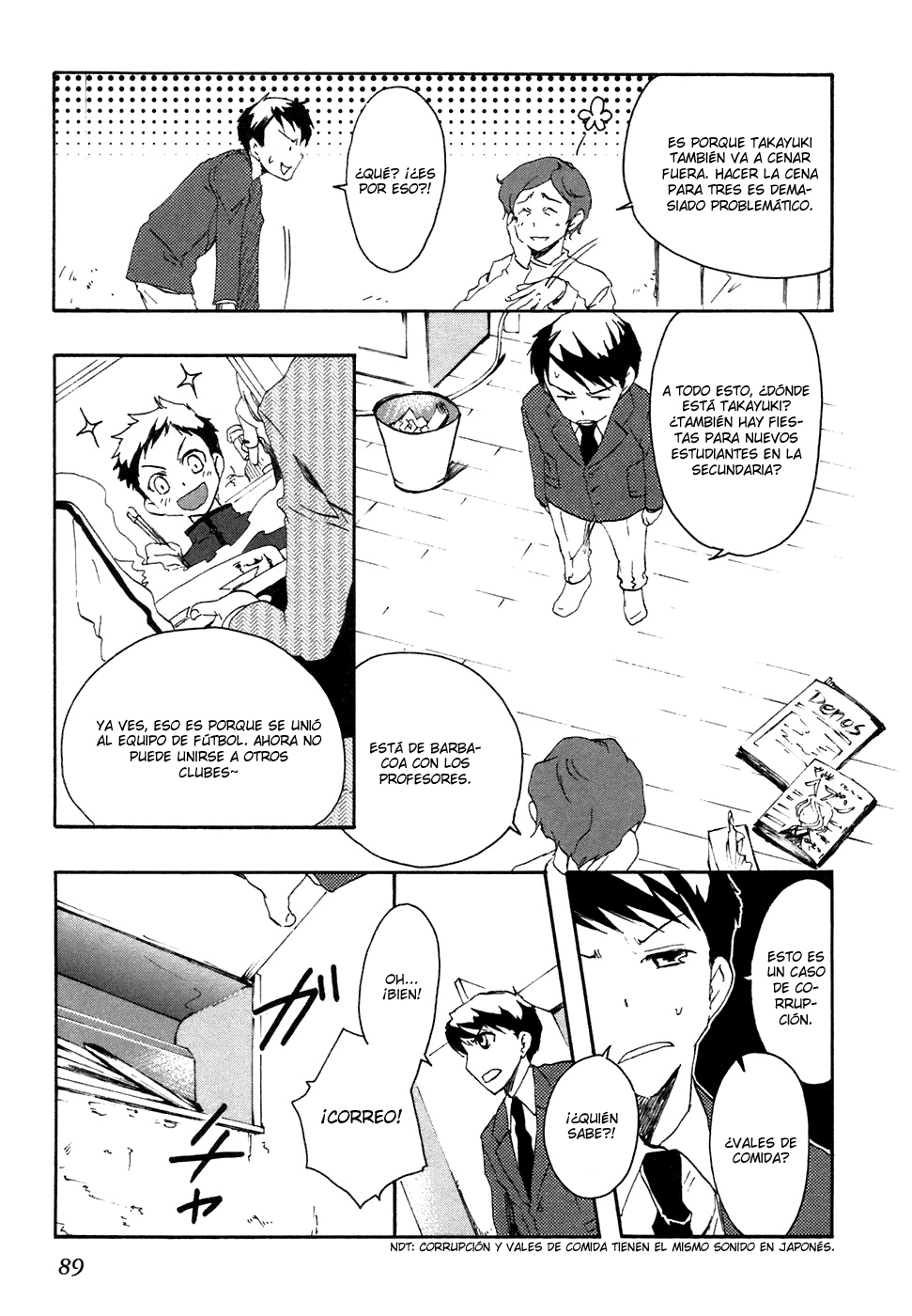 Watashitachi no Tamura-kun El rostro de una persona solitaria. 第19页