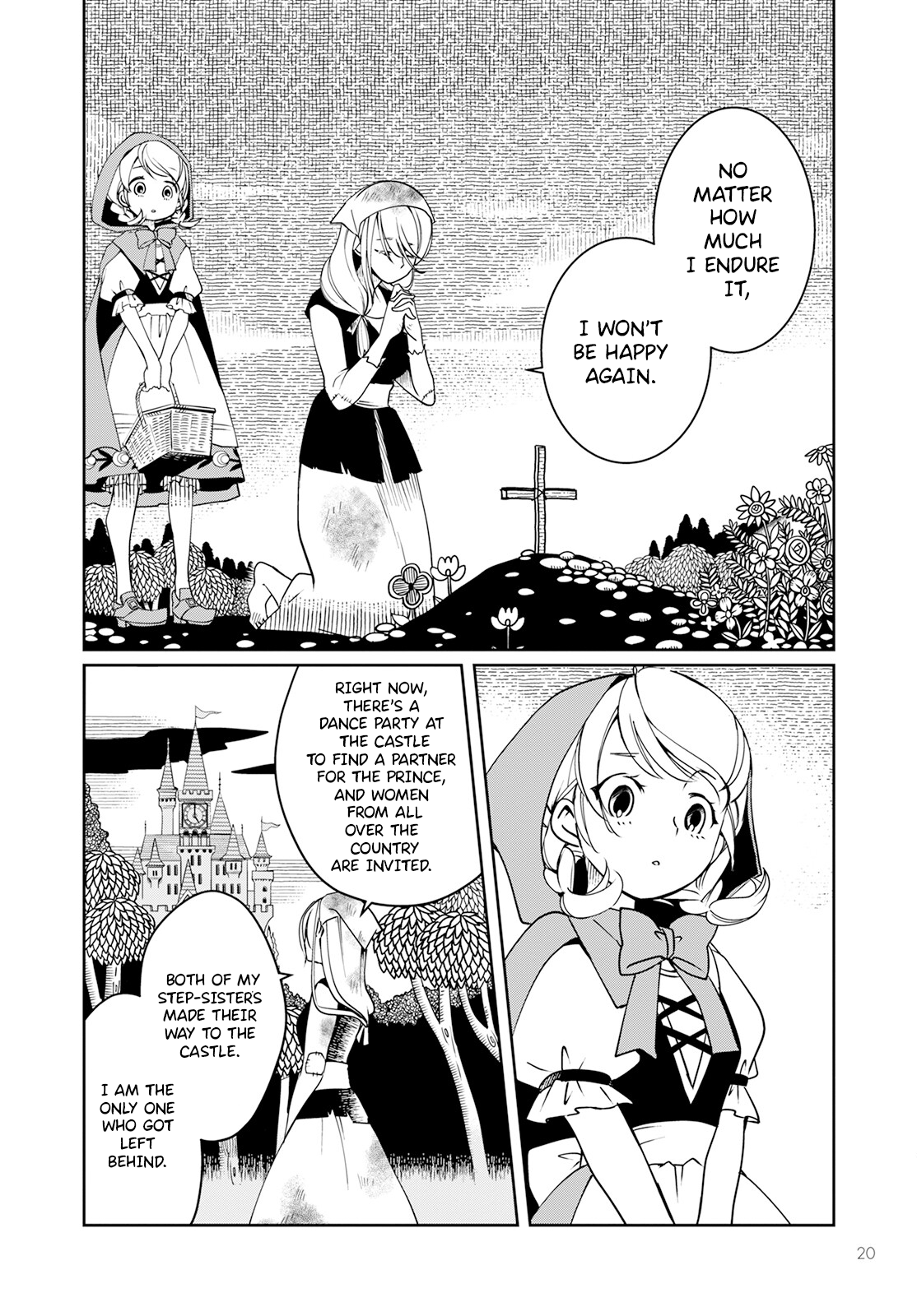 Akazukin, Tabi no Tochuu de Shitai to Deau. The glass slipper accomplice 第17页