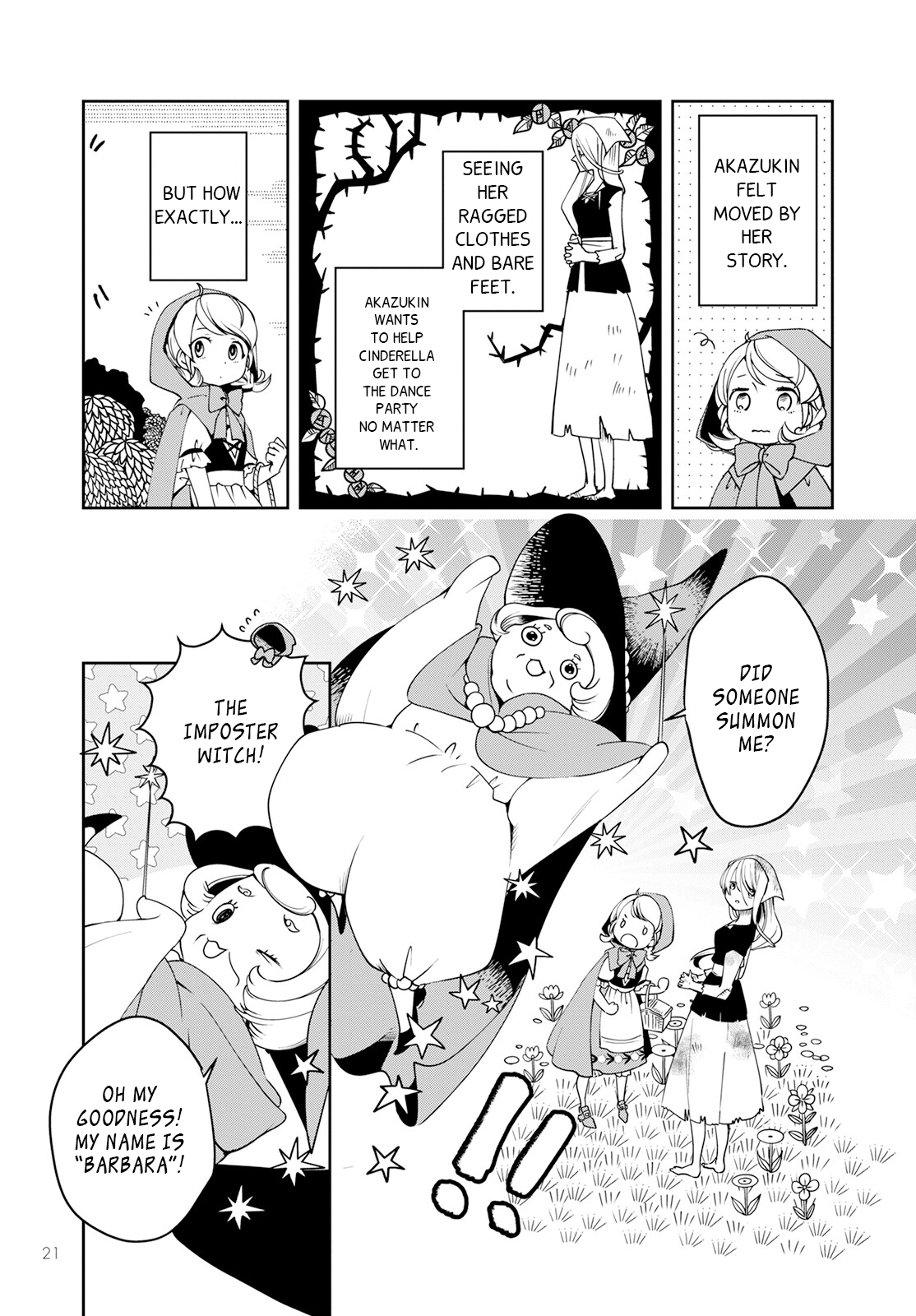 Akazukin, Tabi no Tochuu de Shitai to Deau. The glass slipper accomplice 第18页