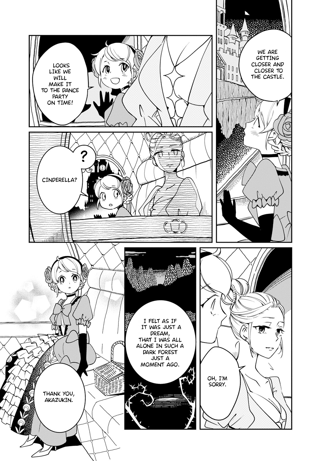 Akazukin, Tabi no Tochuu de Shitai to Deau. The glass slipper accomplice 第30页