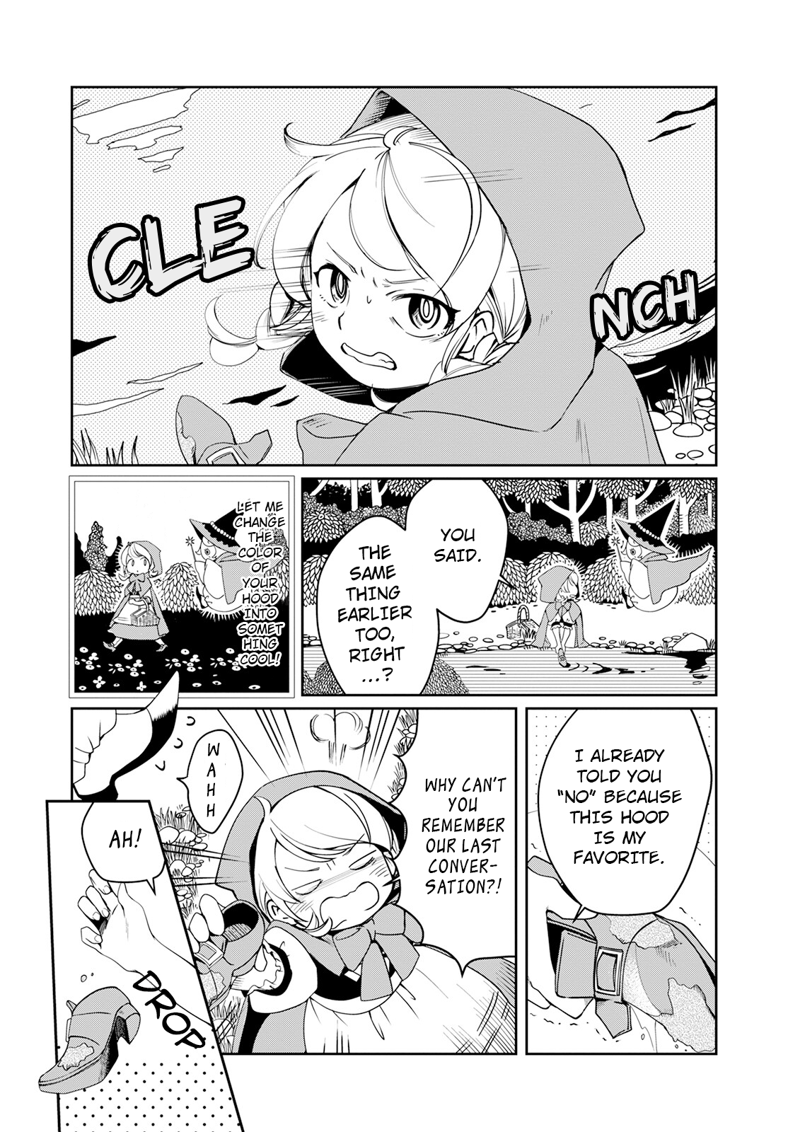 Akazukin, Tabi no Tochuu de Shitai to Deau. 第6页